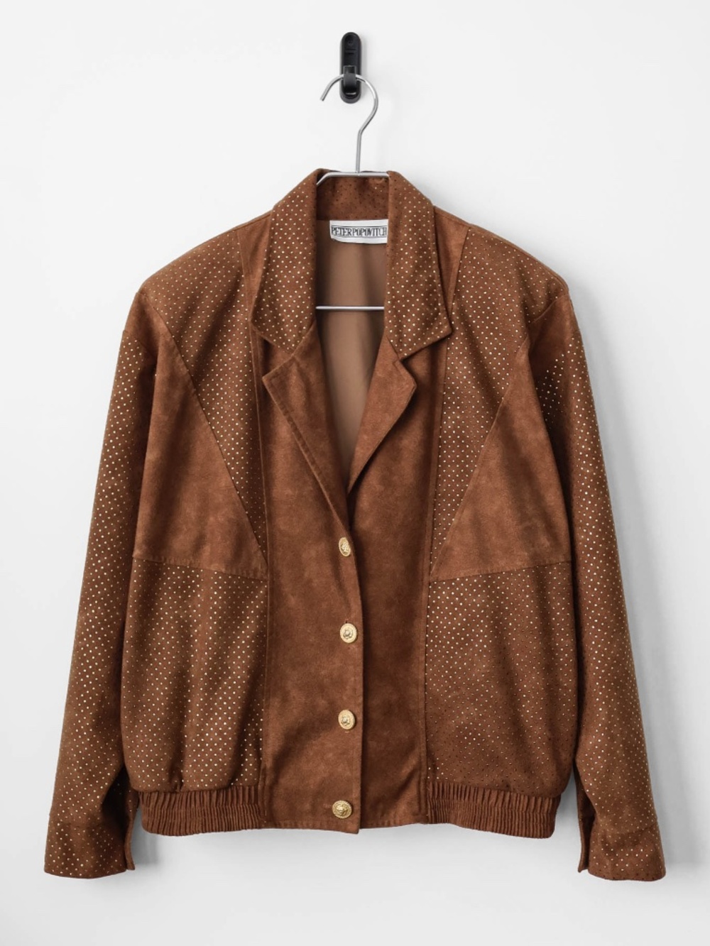 Super Rare True Vintage 70's Peter Popovitch Gold Button Jacket